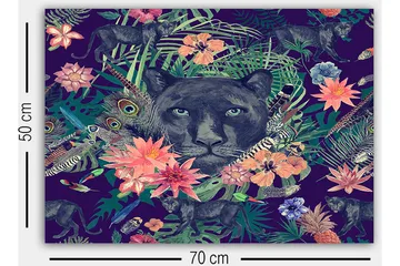 Dekorativ Canvastavla 50x70 cm - Flerfärgad - Inredning - Tavlor & posters - Canvastavla