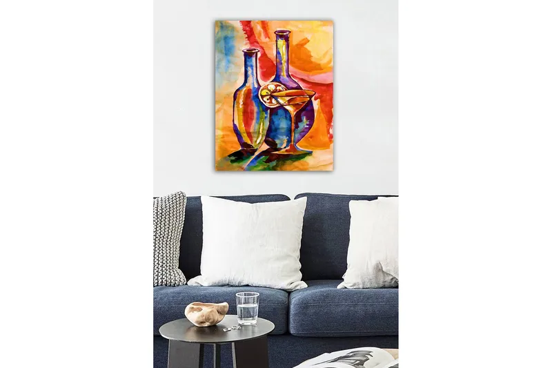 Dekorativ Canvastavla 50x70 cm - Flerfärgad - Inredning - Tavlor & posters - Canvastavla