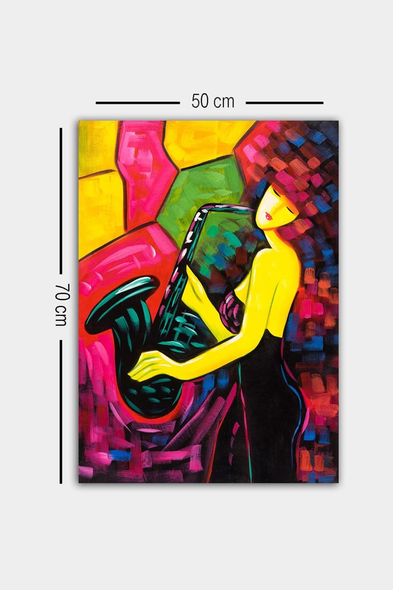 Dekorativ Canvastavla 50x70 cm - Flerfärgad - Inredning - Tavlor & posters - Canvastavla