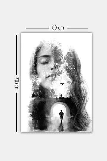 Dekorativ Canvastavla 50x70 cm - Flerfärgad - Inredning - Tavlor & posters - Canvastavla