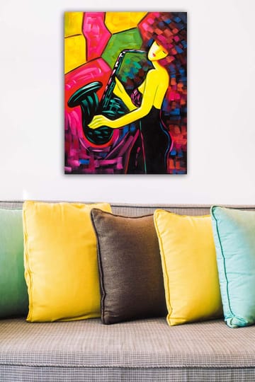 Dekorativ Canvastavla 50x70 cm - Flerfärgad - Inredning - Tavlor & posters - Canvastavla