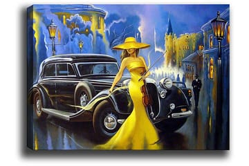 Dekorativ Canvastavla 50x70 cm - Flerfärgad - Inredning - Tavlor & posters - Canvastavla