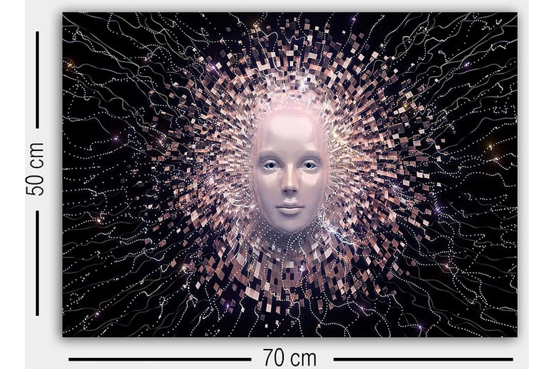 Dekorativ Canvastavla 50x70 cm - Flerfärgad - Inredning - Tavlor & posters - Canvastavla