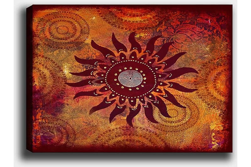 Dekorativ Canvastavla 50x70 cm - Flerfärgad - Inredning - Tavlor & posters - Canvastavla