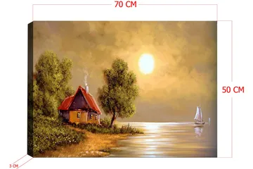 Dekorativ Canvastavla 50x70 cm - Flerfärgad - Inredning - Tavlor & posters - Canvastavla