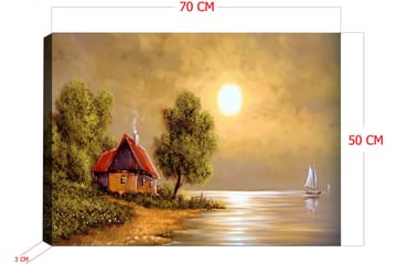 Dekorativ Canvastavla 50x70 cm - Flerfärgad - Inredning - Tavlor & posters - Canvastavla