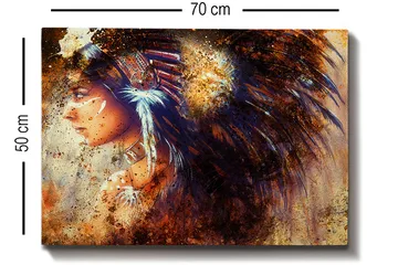 Dekorativ Canvastavla 50x70 cm - Flerfärgad - Inredning - Tavlor & posters - Canvastavla