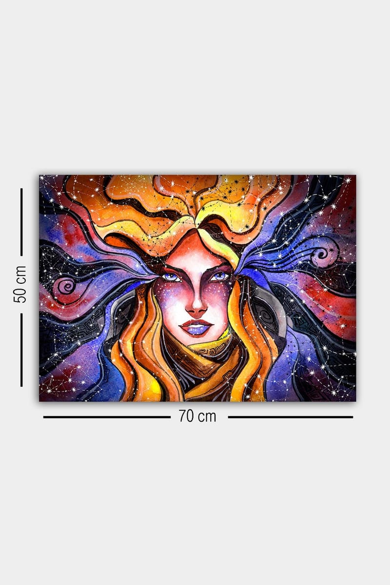 Dekorativ Canvastavla 50x70 cm - Flerfärgad - Inredning - Tavlor & posters - Canvastavla