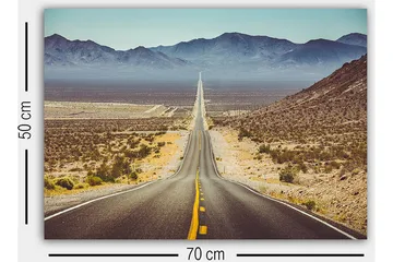 Dekorativ Canvastavla 50x70 cm - Flerfärgad - Inredning - Tavlor & posters - Canvastavla