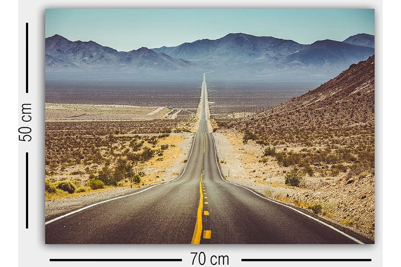 Dekorativ Canvastavla 50x70 cm - Flerfärgad - Inredning - Tavlor & posters - Canvastavla