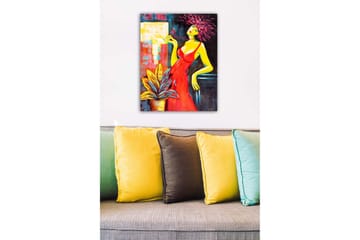 Dekorativ Canvastavla 50x70 cm - Flerfärgad - Inredning - Tavlor & posters - Canvastavla