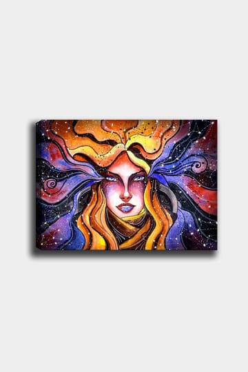Dekorativ Canvastavla 50x70 cm - Flerfärgad - Inredning - Tavlor & posters - Canvastavla