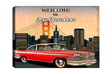 Dekorativ Canvastavla 50x70 cm - Flerfärgad - Inredning - Tavlor & posters - Canvastavla