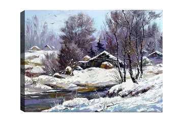 Dekorativ Canvastavla 50x70 cm - Flerfärgad - Inredning - Tavlor & posters - Canvastavla