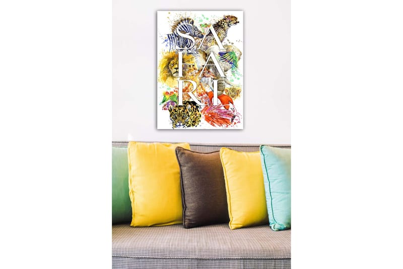 Dekorativ Canvastavla 50x70 cm - Flerfärgad - Inredning - Tavlor & posters - Canvastavla