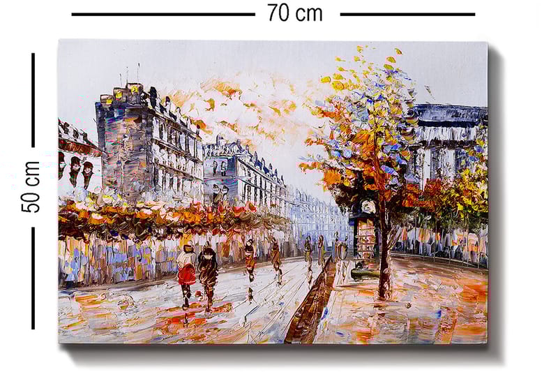 Dekorativ Canvastavla 50x70 cm - Flerfärgad - Inredning - Tavlor & posters - Canvastavla