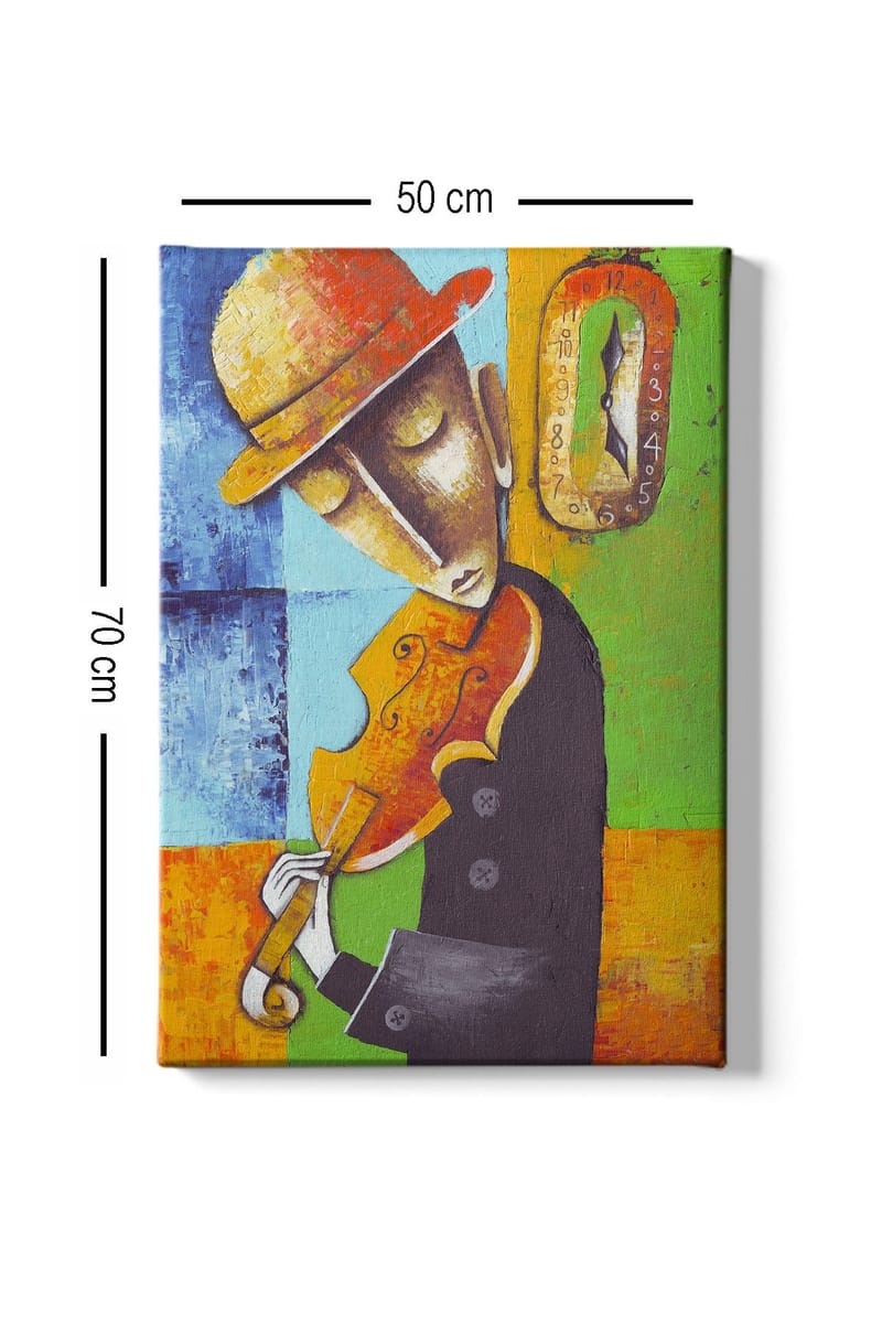 Dekorativ Canvastavla 50x70 cm - Flerfärgad - Inredning - Tavlor & posters - Canvastavla