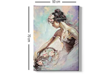 Dekorativ Canvastavla 50x70 cm - Flerfärgad - Inredning - Tavlor & posters - Canvastavla