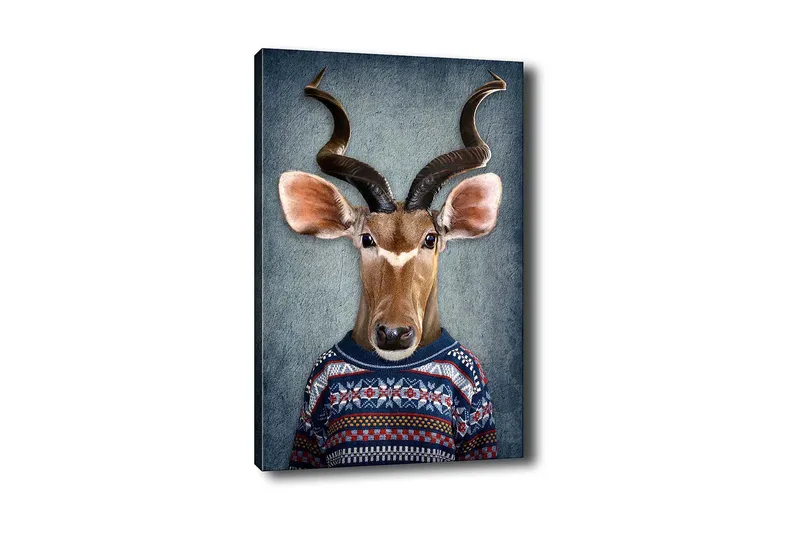 Dekorativ Canvastavla 50x70 cm, Flerfärgad