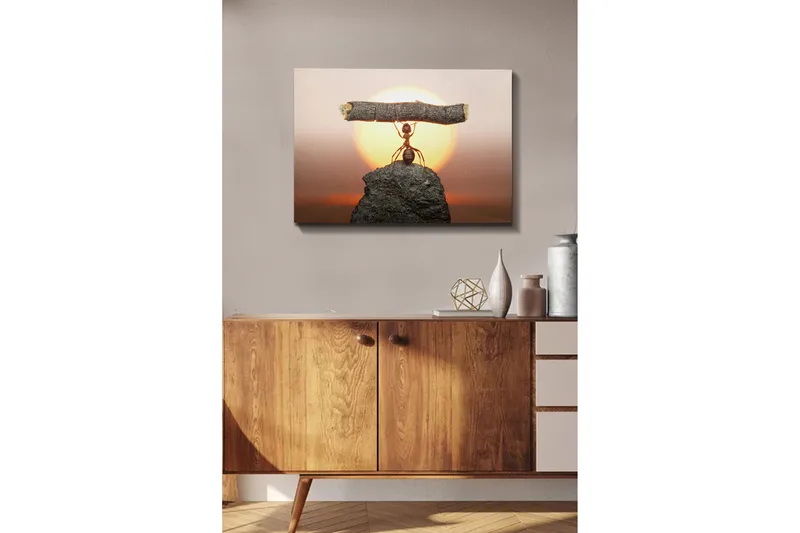 Dekorativ Canvastavla 50x70 cm - Flerfärgad - Inredning - Tavlor & posters - Canvastavla