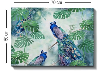 Dekorativ Canvastavla 50x70 cm - Flerfärgad - Inredning - Tavlor & posters - Canvastavla