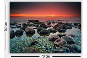 Dekorativ Canvastavla 50x70 cm - Flerfärgad - Inredning - Tavlor & posters - Canvastavla