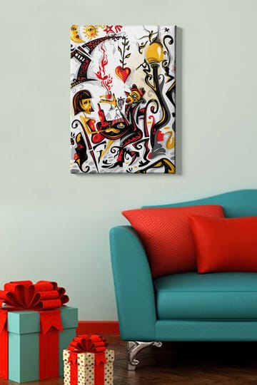 Dekorativ Canvastavla 50x70 cm - Flerfärgad - Inredning - Tavlor & posters - Canvastavla