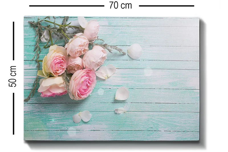 Dekorativ Canvastavla 50x70 cm - Flerfärgad - Inredning - Tavlor & posters - Canvastavla