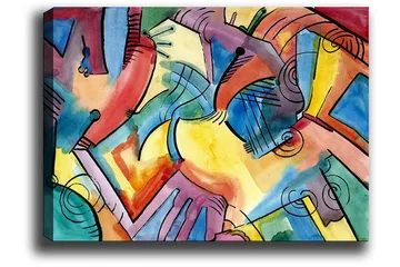 Dekorativ Canvastavla 50x70 cm - Flerfärgad - Inredning - Tavlor & posters - Canvastavla