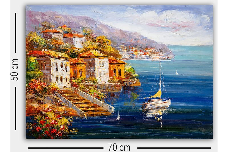 Dekorativ Canvastavla 50x70 cm - Flerfärgad - Inredning - Tavlor & posters - Canvastavla