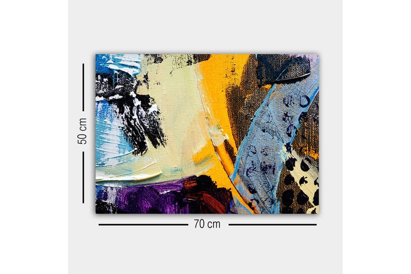 Dekorativ Canvastavla 50x70 cm - Flerfärgad - Inredning - Tavlor & posters - Canvastavla