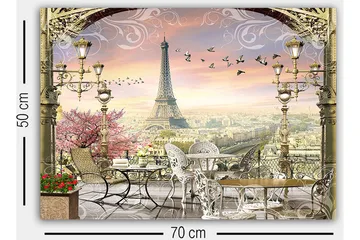 Dekorativ Canvastavla 50x70 cm - Flerfärgad - Inredning - Tavlor & posters - Canvastavla