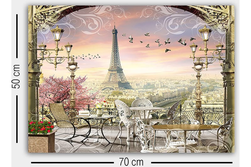 Dekorativ Canvastavla 50x70 cm - Flerfärgad - Inredning - Tavlor & posters - Canvastavla