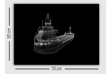Dekorativ Canvastavla 50x70 cm - Flerfärgad - Inredning - Tavlor & posters - Canvastavla