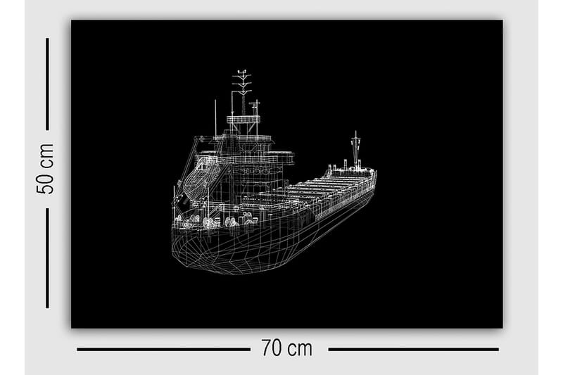 Dekorativ Canvastavla 50x70 cm - Flerfärgad - Inredning - Tavlor & posters - Canvastavla