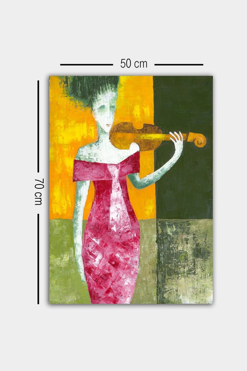 Dekorativ Canvastavla 50x70 cm - Flerfärgad - Inredning - Tavlor & posters - Canvastavla