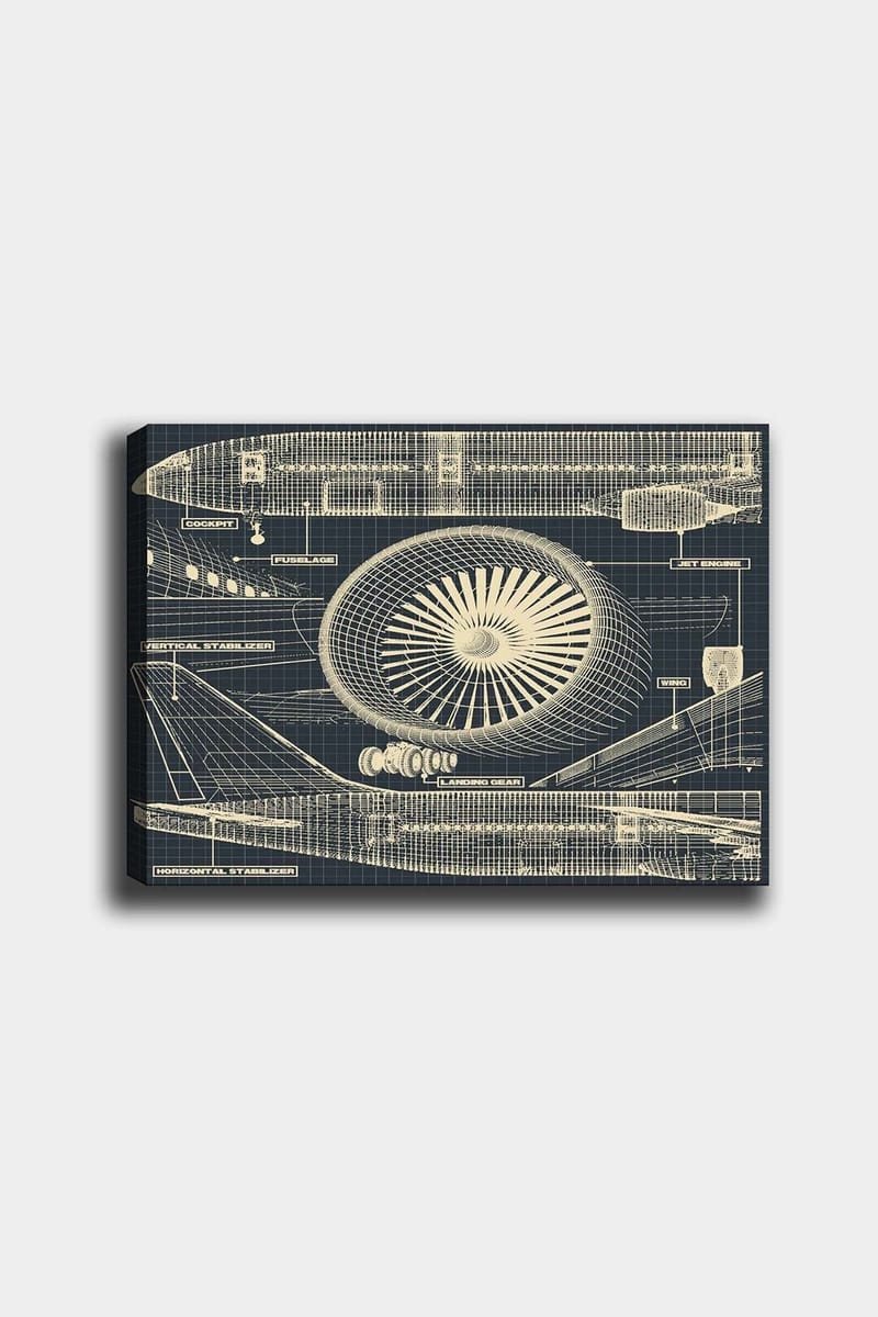 Dekorativ Canvastavla 50x70 cm, Flerfärgad