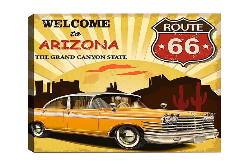 Dekorativ Canvastavla 50x70 cm, Flerfärgad