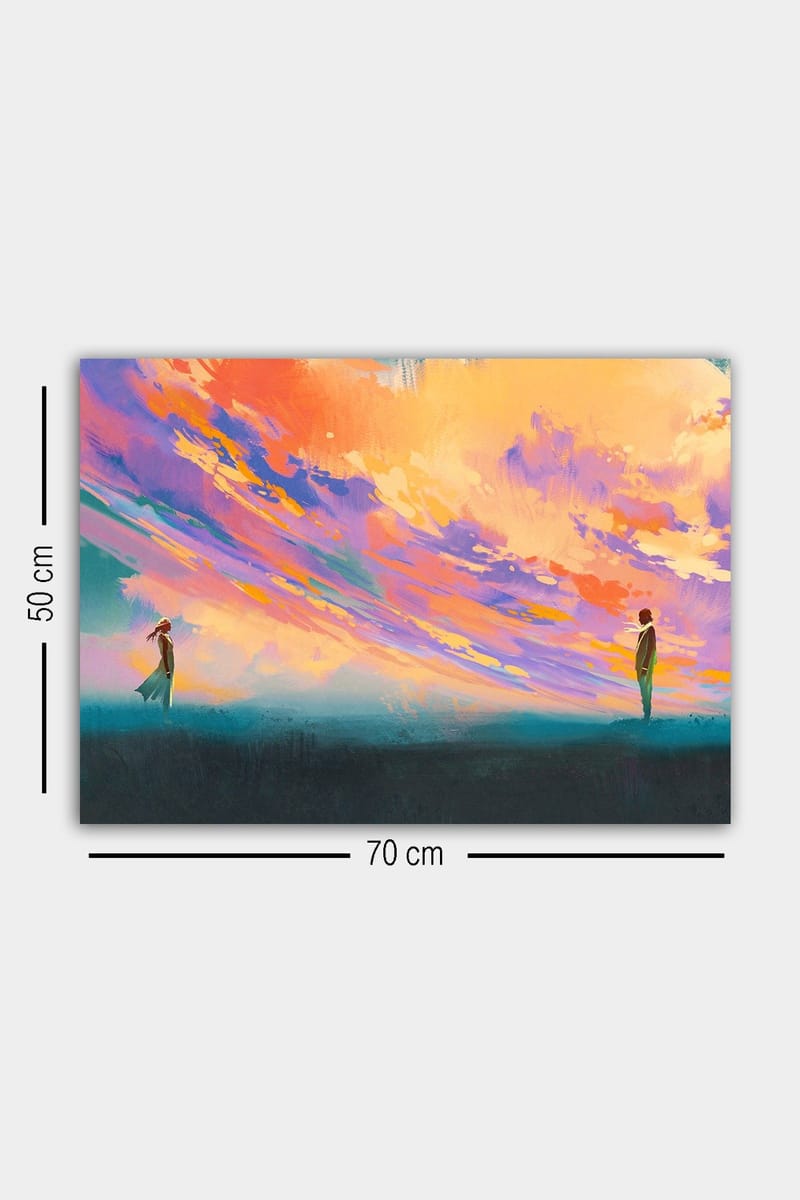 Dekorativ Canvastavla 50x70 cm - Flerfärgad - Inredning - Tavlor & posters - Canvastavla