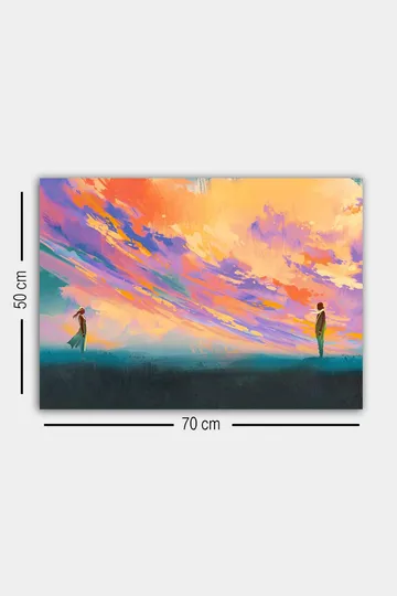 Dekorativ Canvastavla 50x70 cm - Flerfärgad - Inredning - Tavlor & posters - Canvastavla