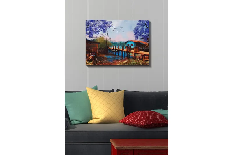 Dekorativ Canvastavla 50x70 cm, Flerfärgad