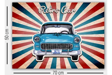 Dekorativ Canvastavla 50x70 cm - Flerfärgad - Inredning - Tavlor & posters - Canvastavla