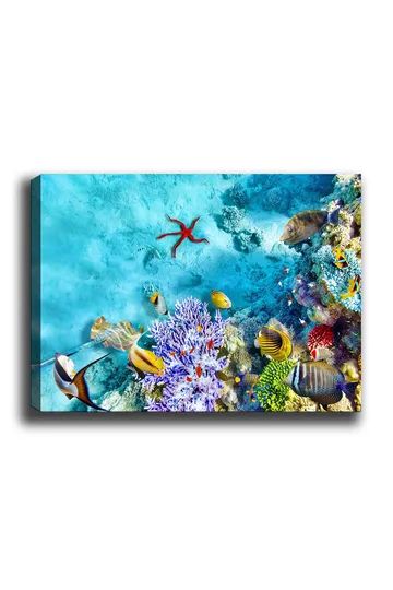 Dekorativ Canvastavla 50x70 cm - Flerfärgad - Inredning - Tavlor & posters - Canvastavla