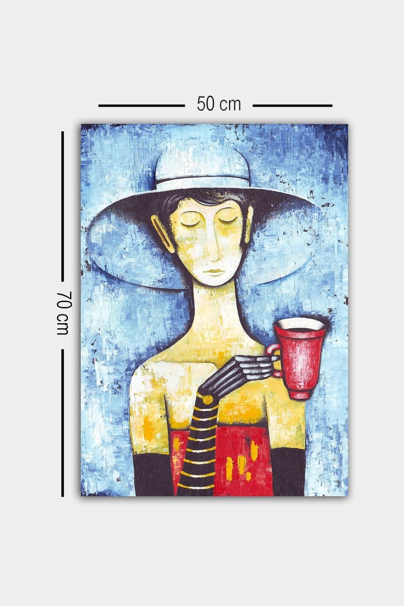 Dekorativ Canvastavla 50x70 cm - Flerfärgad - Inredning - Tavlor & posters - Canvastavla