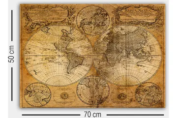 Dekorativ Canvastavla 50x70 cm - Flerfärgad - Inredning - Tavlor & posters - Canvastavla