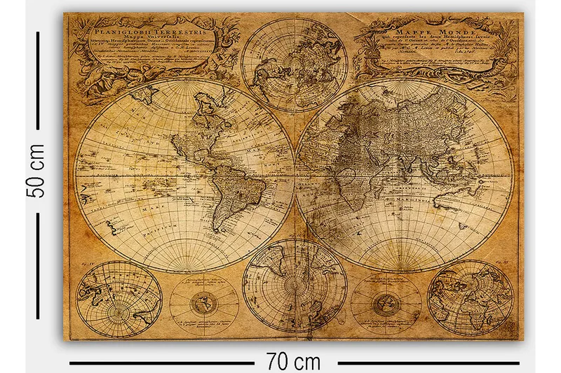 Dekorativ Canvastavla 50x70 cm - Flerfärgad - Inredning - Tavlor & posters - Canvastavla