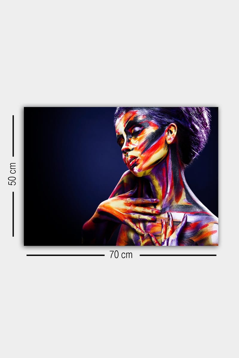 Dekorativ Canvastavla 50x70 cm - Flerfärgad - Inredning - Tavlor & posters - Canvastavla