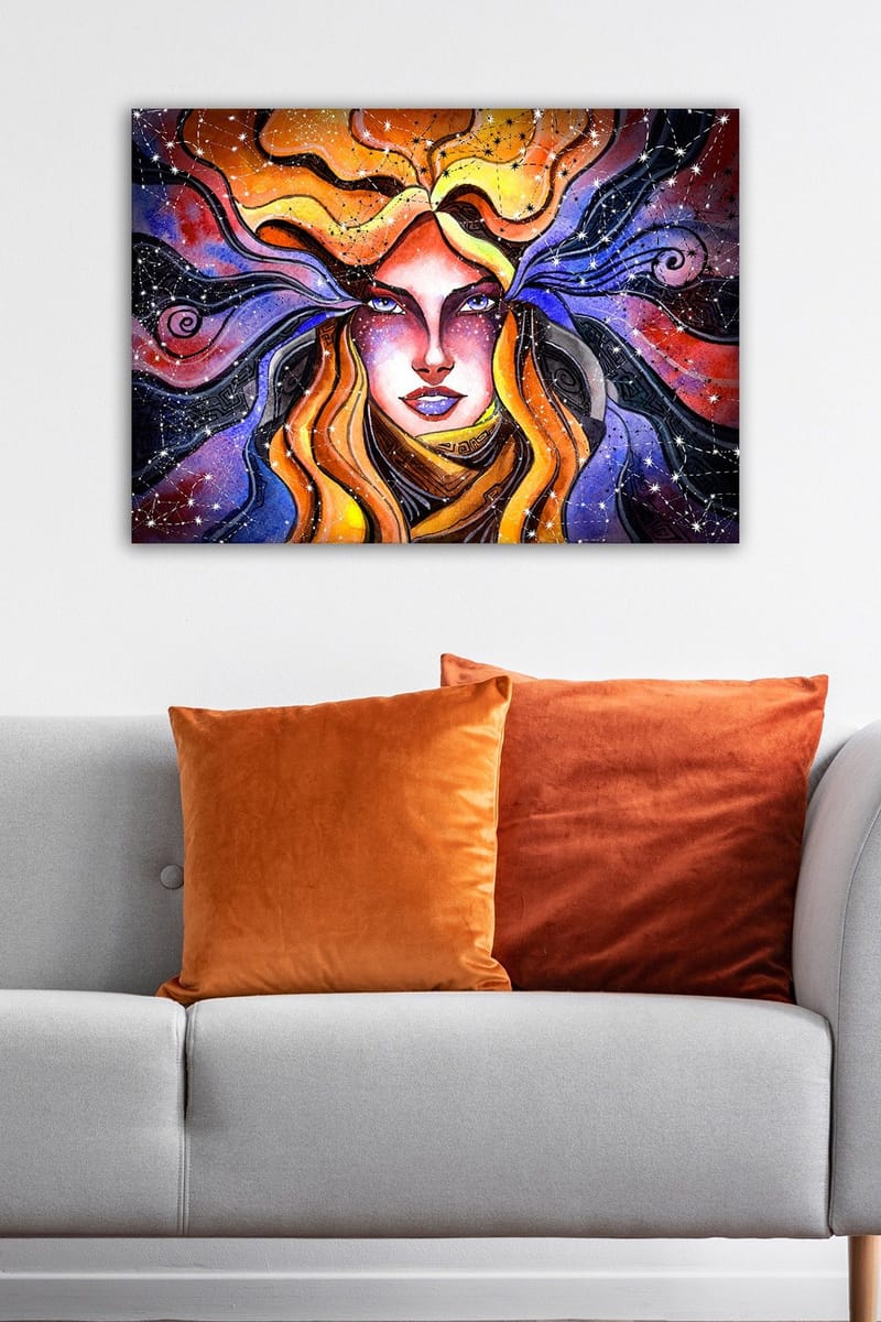 Dekorativ Canvastavla 50x70 cm - Flerfärgad - Inredning - Tavlor & posters - Canvastavla