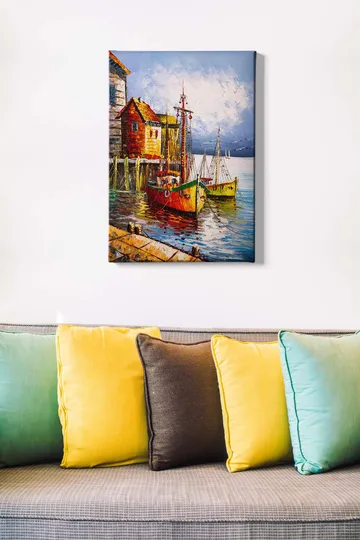 Dekorativ Canvastavla 50x70 cm - Flerfärgad - Inredning - Tavlor & posters - Canvastavla