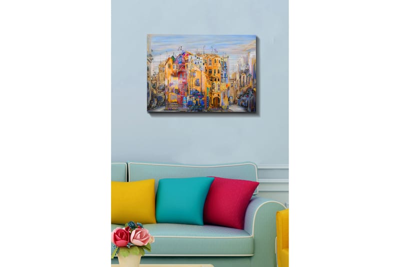 Dekorativ Canvastavla 50x70 cm - Flerfärgad - Inredning - Tavlor & posters - Canvastavla